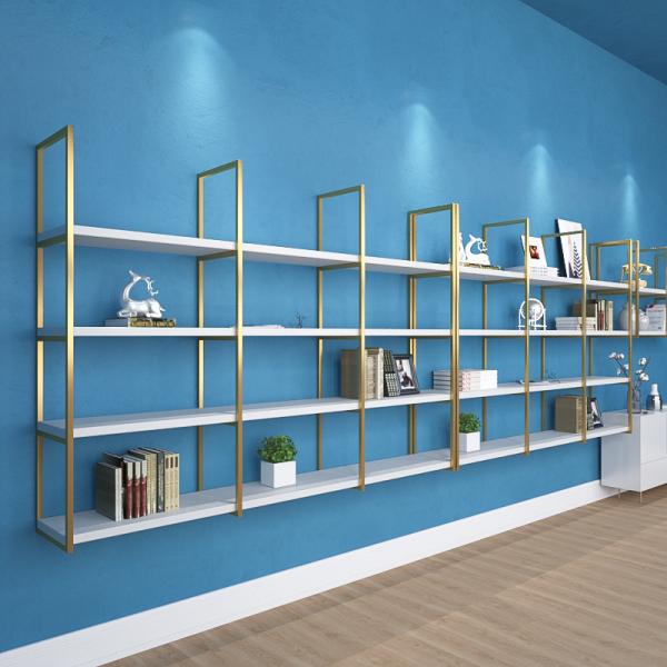 Interior Decorative Stainless Steel Shelf Rack For Shopping Mall