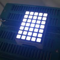 Cátodo ultra branco quadrado da coluna do ânodo da fileira da exposição de diodo emissor de luz da matriz de ponto 5x7 para o indicador de elevador