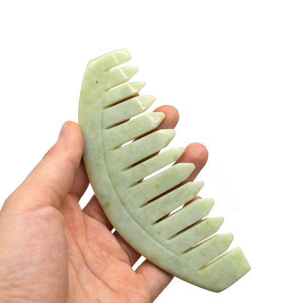 9.2*4.6cm Gua Sha Facial Tool Natural Xiuyan Jade Stone board for SPA Acupuncture Treatment OEM/ODM Acceptable