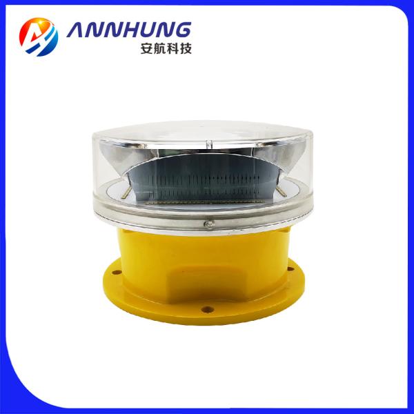 Medium Intensity Solar Obstruction Light with CREE High Intensity LED Dusk-to-Dawn Operation and UV Protected Polycarbonate Lens