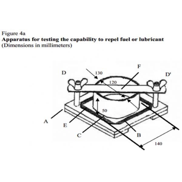Stainless Steel Building Material Fire Tester For Ece R118 Annex 9 Test