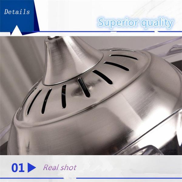 6000k 4000lm Crystal Flush Mount Ceiling Fan Neutral White