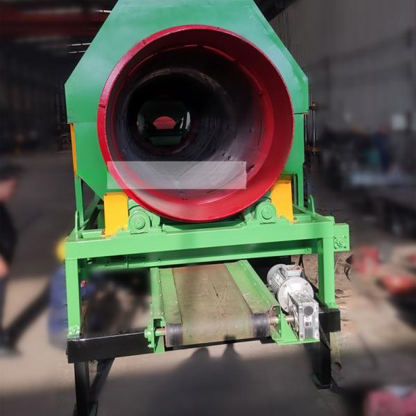 Topsoil and Compost Screening Made Easy with Mobile Trommel Screen Steel Plate Punch Hole