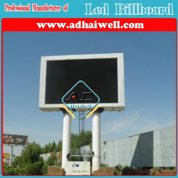 High Quality Unipole Billboard Structure for LED Digital Signage Advertising Display