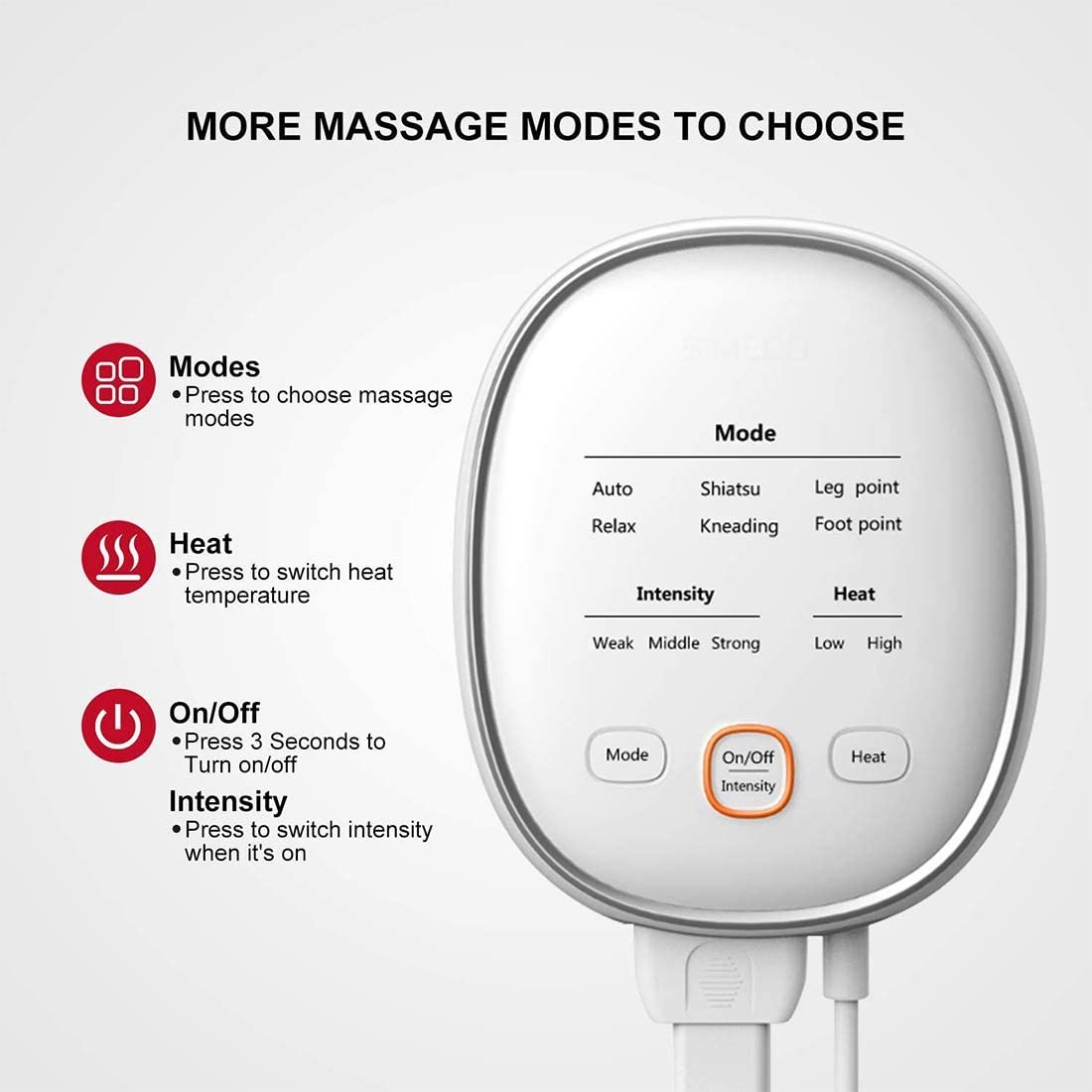 обручи ноги сжатия воздуха Massager ноги воздушного давления 110V 240V для отека
