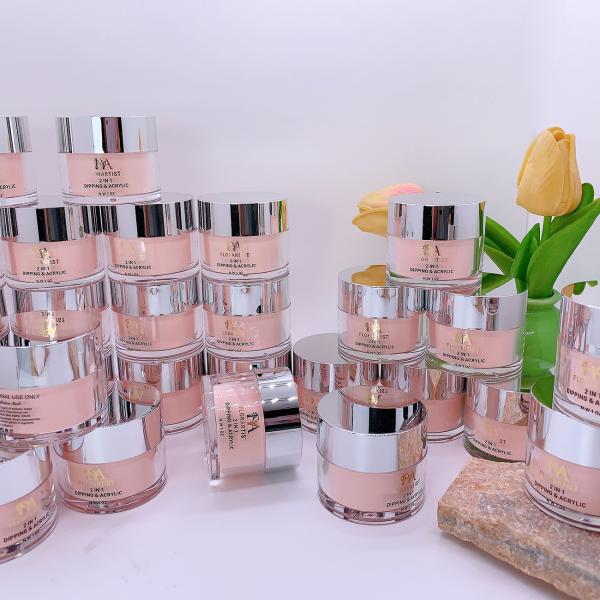 1oz Pink White Acrylic Powder 30g Jar Nails Extended Carving Powder Pigment Nail Acrylic Powder With Monomer