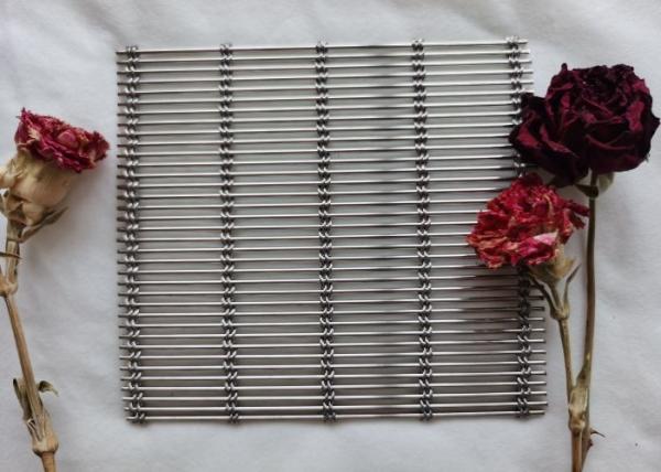 Architectural Wall Cable Decorative Wire Mesh Woven Panels SS 304