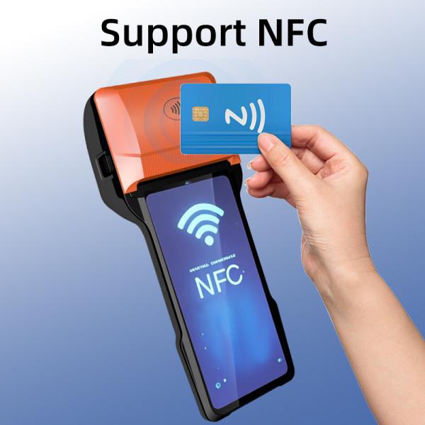 Bluetooth Handheld POS Billing Machine Android 14 Portable Billing POS Machine 6.5 Inch