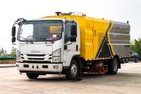 Isuzu KV100 115hp Eu 5 caminhão de varredura de estradas de alta pressão para redução de poeira
