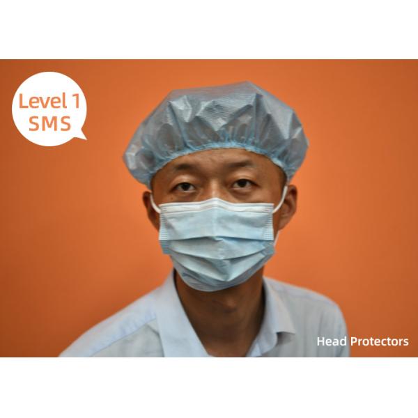 Elasticated Edge Pharmaceutical Non Woven Surgical Head Cover