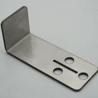 Bracket de metal tipo-L cortado a laser estampado, dobrado, galvanizado, de aço