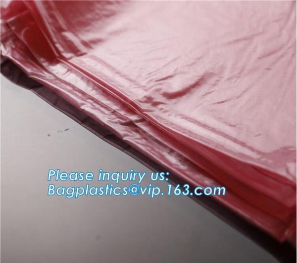 Biodegradable Medical PVA Water Soluble Wash Laundry Bag For Hospital, Dissolvable Wash Laundry Bag