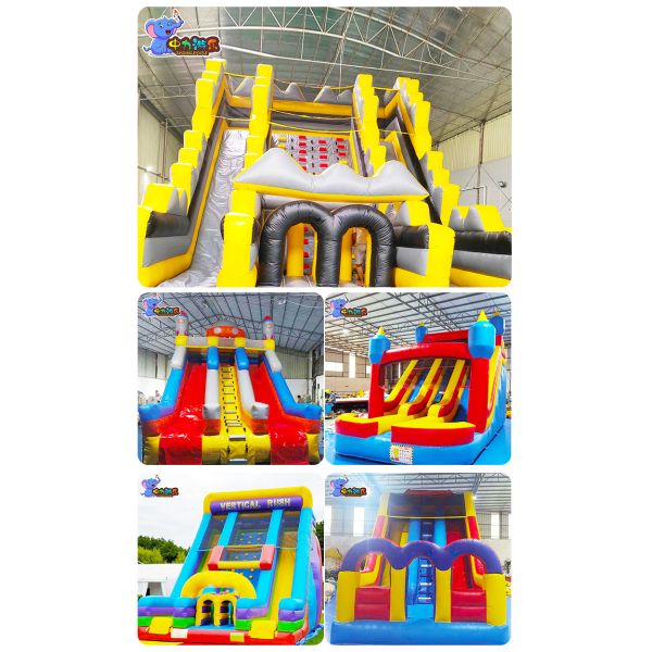 Giant Outdoors Inflatable Water Slide Water Slides Inflatable With Pool 