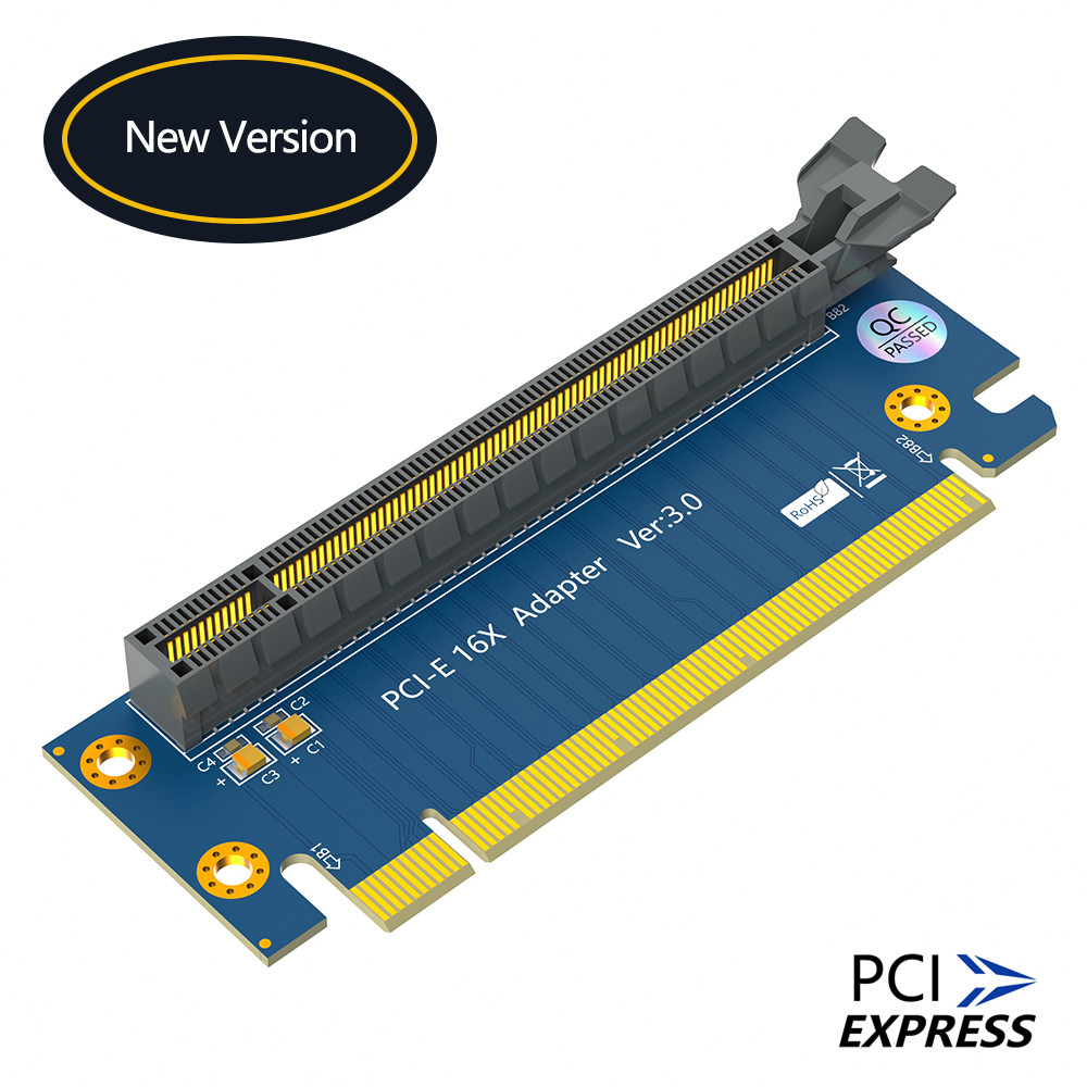 PCI-Express 3.0 16x Riser Card, PCI Express 3.0 16X 90 Degree High Speed Riser Card Для сервера 2U PCI-E16X к PCI-E16X