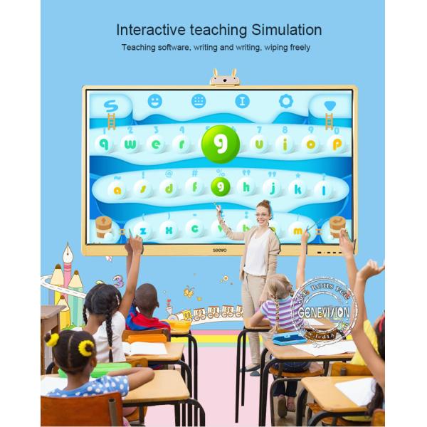 Экран касания Whiteboard LCD андроида 65 дюймов взаимодействующий для детского сада