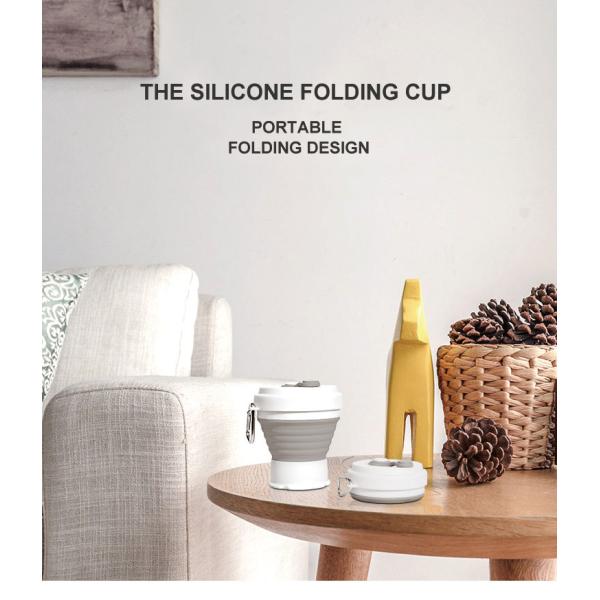 Food Safe Odorless 12oz Collapsible Mug Silicone