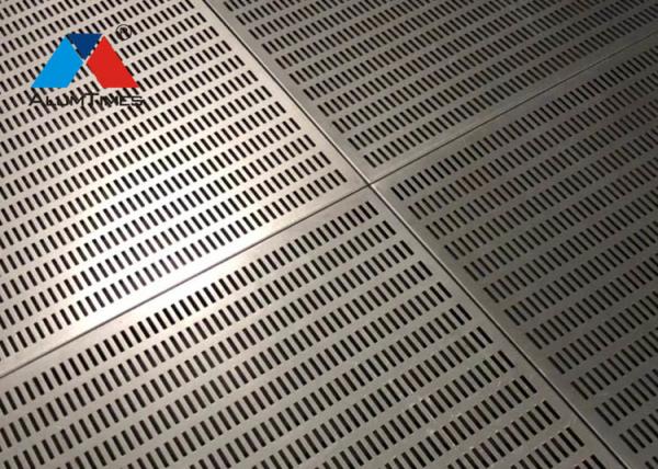 Exterior Decorative Aluminium Perforated Panel For Metro Station Hotel Airport
