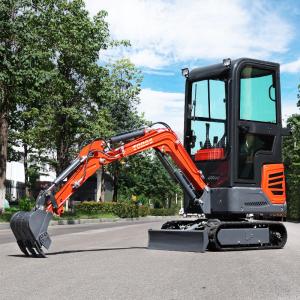 Mini-excavadora hidráulica personalizável para uso agrícola de 1,2 toneladas, f