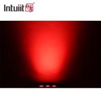Lâmpadas LED de alta potência Lâmpadas de fase de inundação Rectangular à prova d'água 6*5 Watt RGBW 4 In1 Iluminação LED de inundação