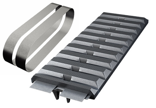 OEM Construction Machinery Rubber Tracks 500X100X62 for Morooka Mk60 Mk80 Mk100s Dumper