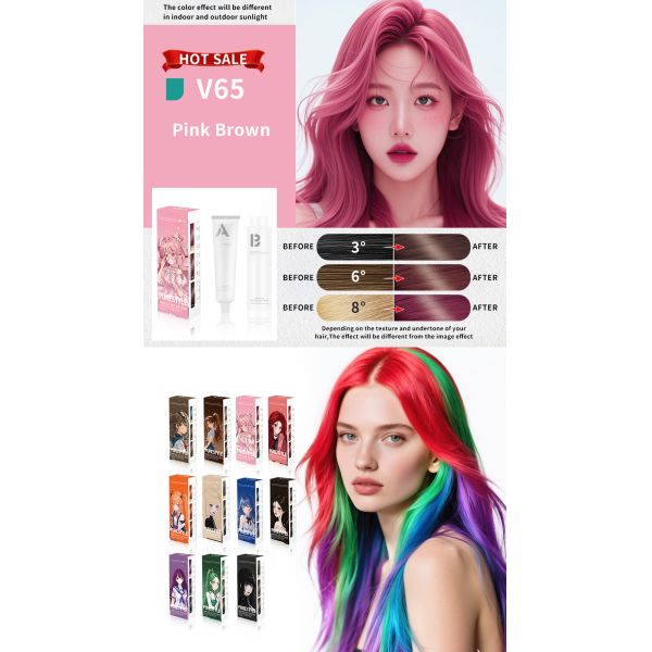 Ensemble de teinture capillaire végétale pour hommes et femmes, permanente, sans ammoniaque, pour la maison