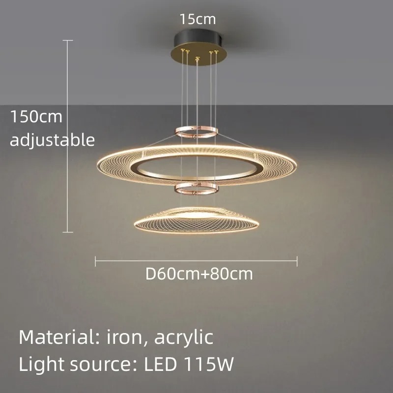 Villa Dining Pendant Light Bedroom Ceiling Home Decor Lustre Lighting Fixtur(WH-NC-163)