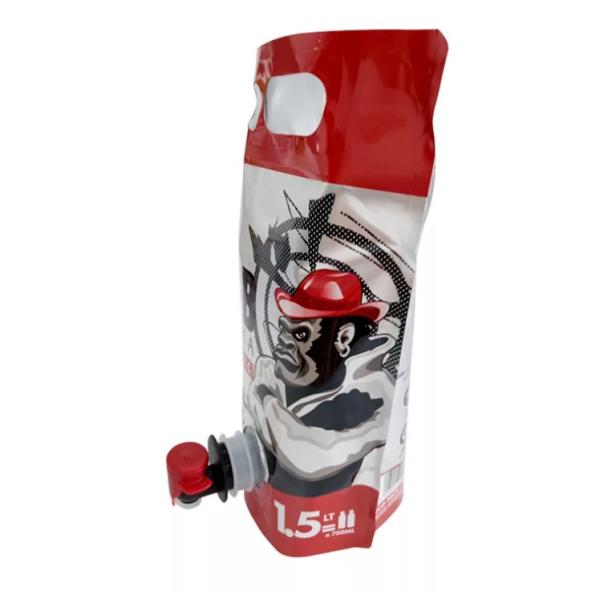 Spouted вакуум CMYK стоит вверх жидкостная упаковывая алюминиевая фольга мешков внутренняя