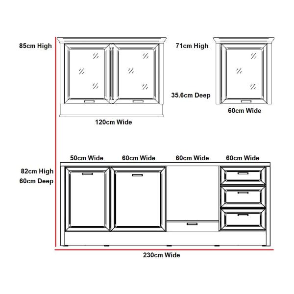 Наружные и спальные кухонные шкафы с поверхностной обработкой дверных панелей из ПВХ мембраны
