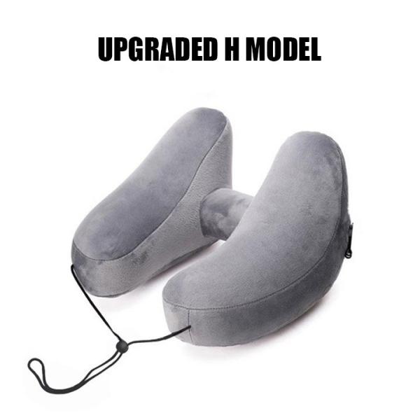 U Shaped Neck Support Travel Memory Foam Inflatable Comfortable Airplane Neck Pillow