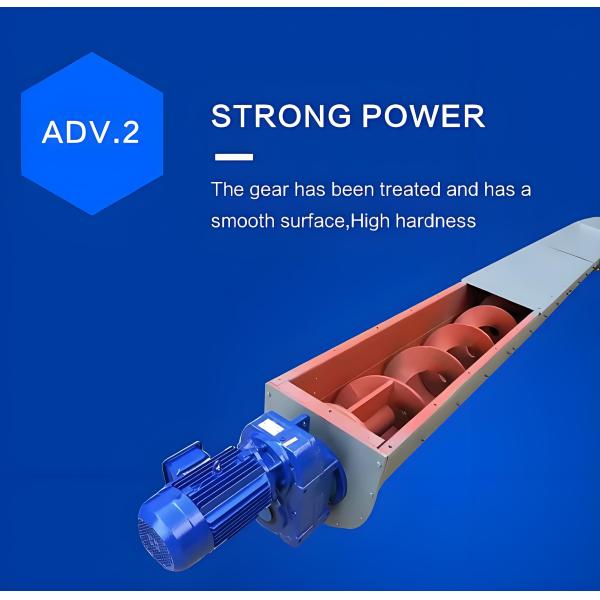 Équipement de transport de poudre de charbon en poudre de ciment, de granulés de plastique à entraînement en spirale, de qualité industrielle