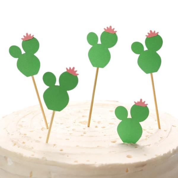 Cake Insert Decoration Paper Cupcake Topper For Wedding Happy Birthday