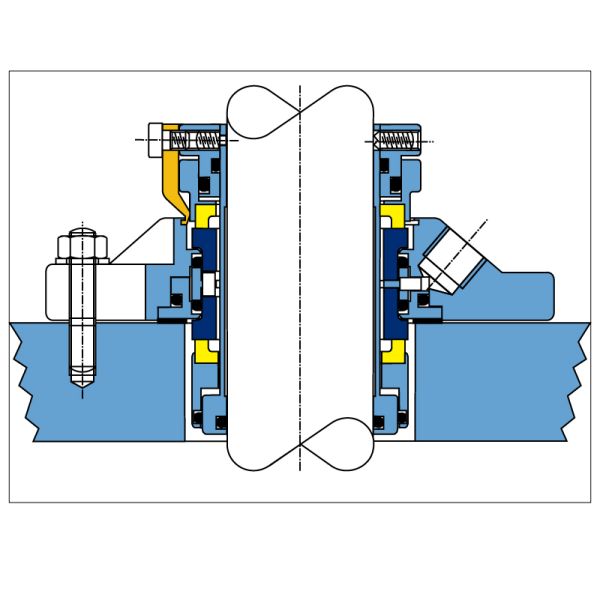 AESSEAL CDM Agitator Mechanical Seal 316L For Pulp Mixers And Agitator