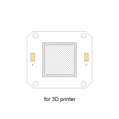 impressora UV do diodo emissor de luz Chips For 3D de 20W 385nm, microplaqueta do diodo emissor de luz da ESPIGA do alto densidade 4046