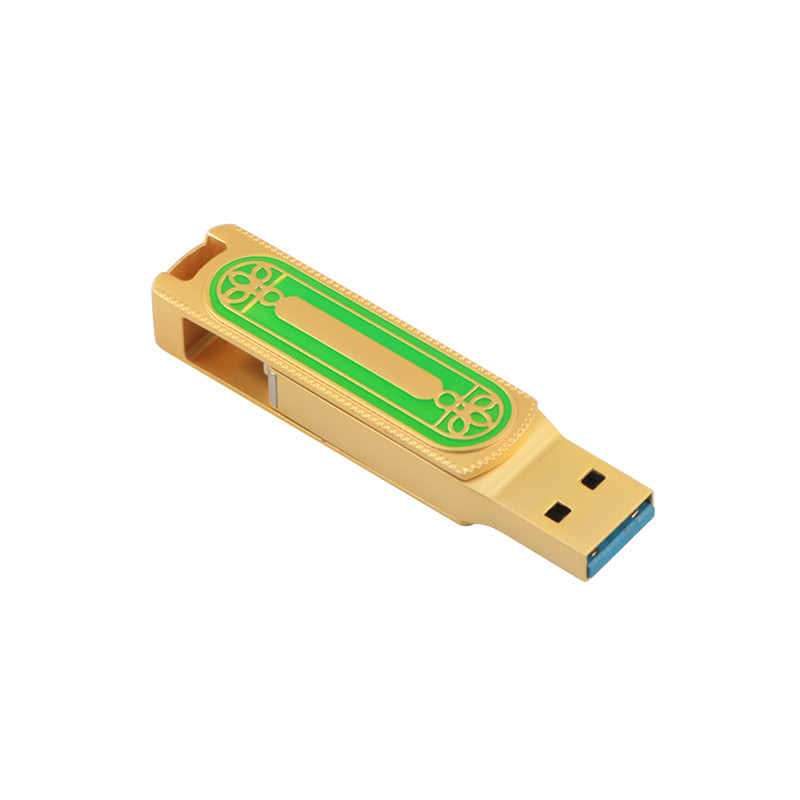 Тип USB высокоскоростное 128GB 256GB 512GB 150MBS зеленого цвета и цвета золота c