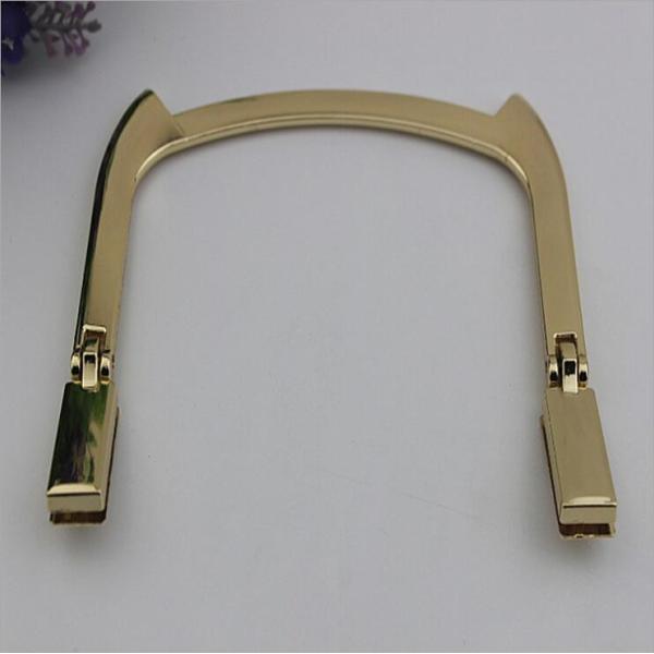 Hardware bag accessories zinc alloy light gold 105 mm canvas tote bag leather handle