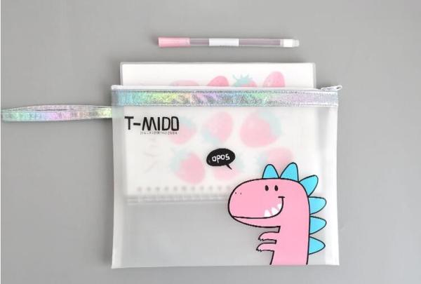 School Reusable Stationery Pencil Pouch Travel Storage Pouch Laser Toiletry Christmas Gifts Makeup Bags Travel Cases