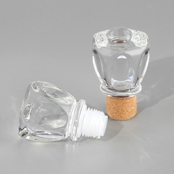 Garrafa industrial de vidro transparente de 1L para bebidas Gin fino Vinho garrafas de bebidas alcoólicas