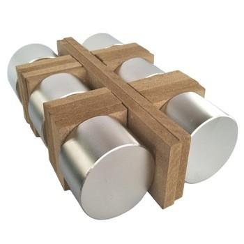 N48 Neodymium Cylinder Magnets Customized Shaped High Magnetic Field Strength