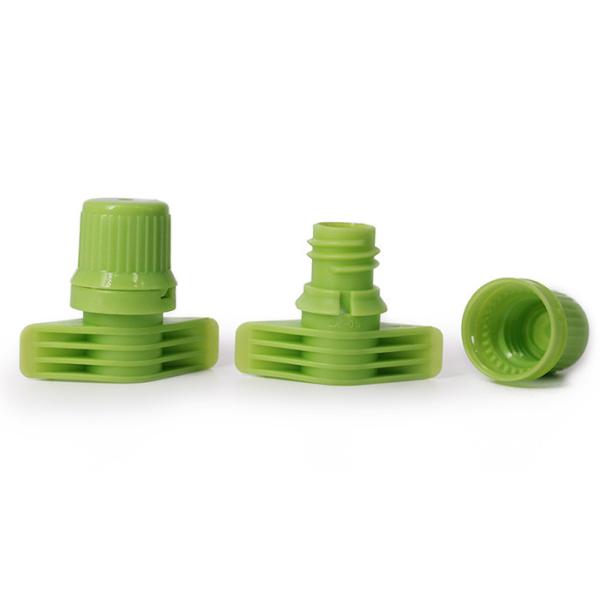Blue Shiny 9.6mm Doypack Plastic Spout Caps