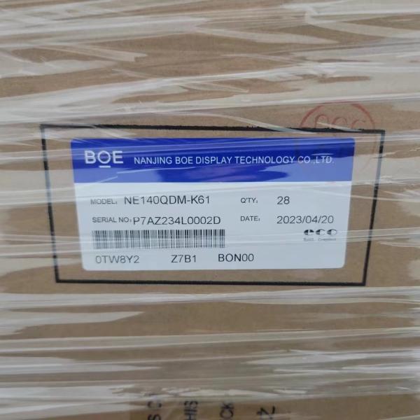 NE140QDM-K61 14inch LCD Screen 2560x1600 Pixels 215PPI 40PIN for Pad Laptop Display