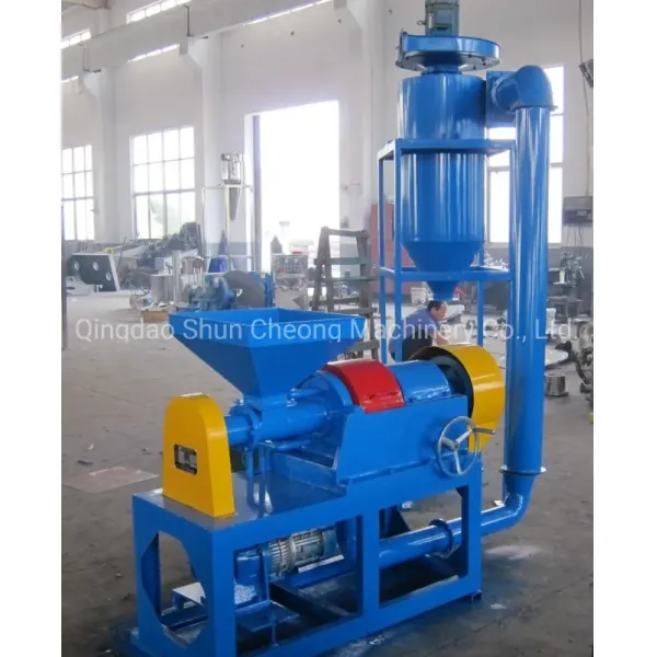 Large Capacity Fine Rubber Powder Pulverizer with 30-120 Mesh Output and Water-Cooling System