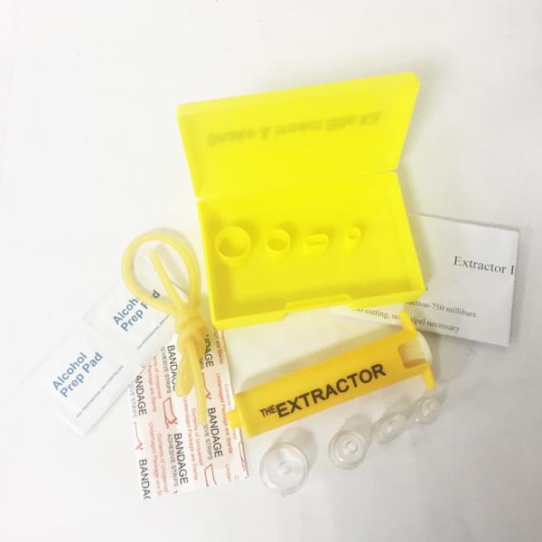 Produtos dos subministros médicos de Kit Venom Suction Kit Homecare da mordida de inseto da serpente 12.5cm