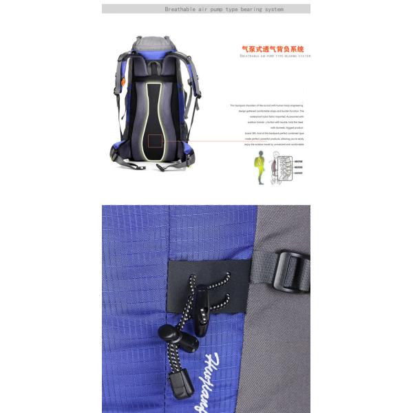 рюкзак альпинизма рюкзака сухой сумки зеленого цвета армии нейлона 36-55L располагаясь лагерем