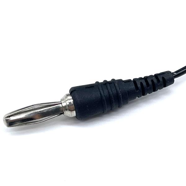 4.0mm Plug de plátano a 15mm Clip de oreja Arnés personalizado para el cuidado médico