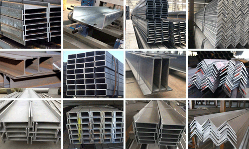 ASTM Standard Industrial Steel Profile Section For Construction Projects
