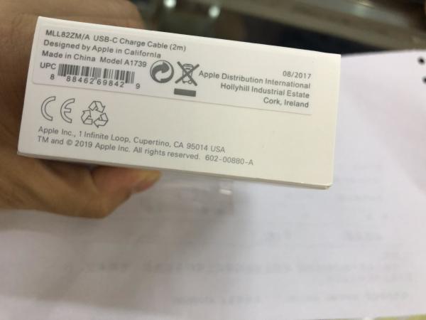Macbook 2M USB-C charge cable, original USB-C charge cable for Macbook
