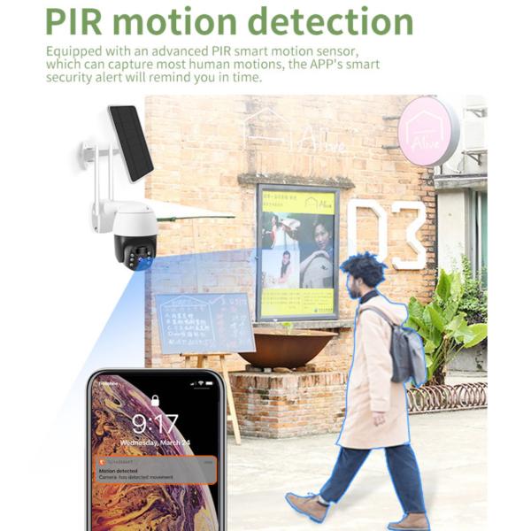 1080P Tuya 10m IR PTZ Security Camera FCC H265 PTZ Dome Camera