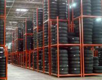 Estabilizador de pallets de carga pesada y doble para almacenamiento de mercancías