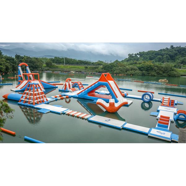 Outdoor Inflatable Water Park Very Large Aqua Fun Park for Adults and Kids Amusement