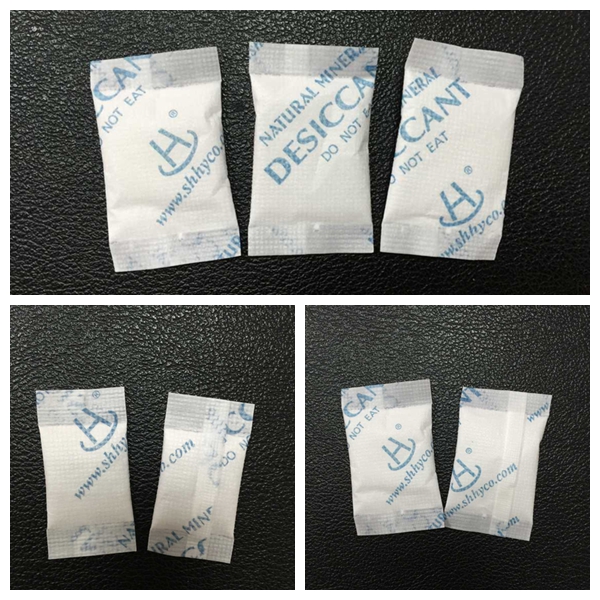 Compound Non Woven Silica Gel Desiccants Packets Halogen - Free For  Leather